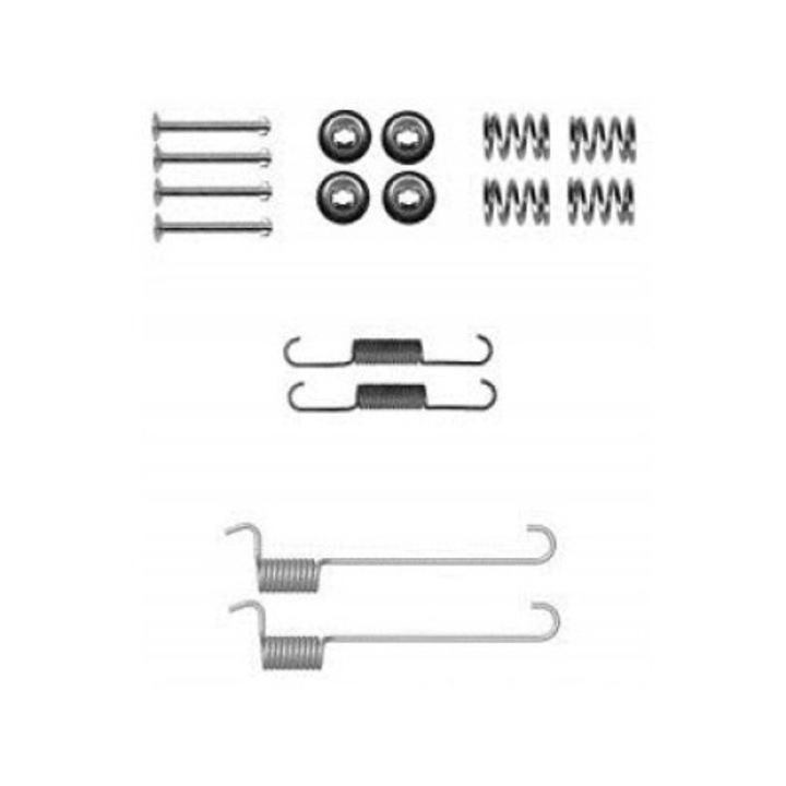 Rögzítőfék-pofa tartozék készlet, Delphi, LY1379