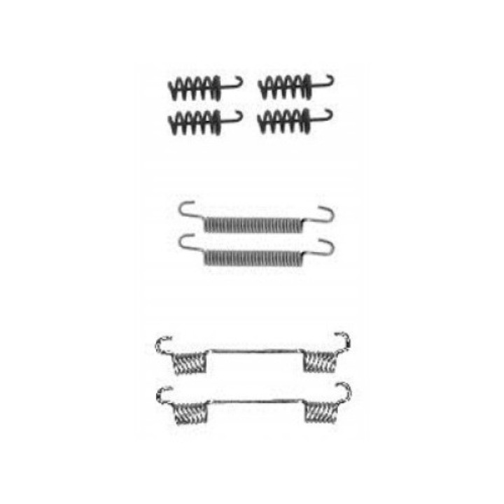 Fékpofa szerelőkészlet Delphi LY1380, Autóalkatrészek