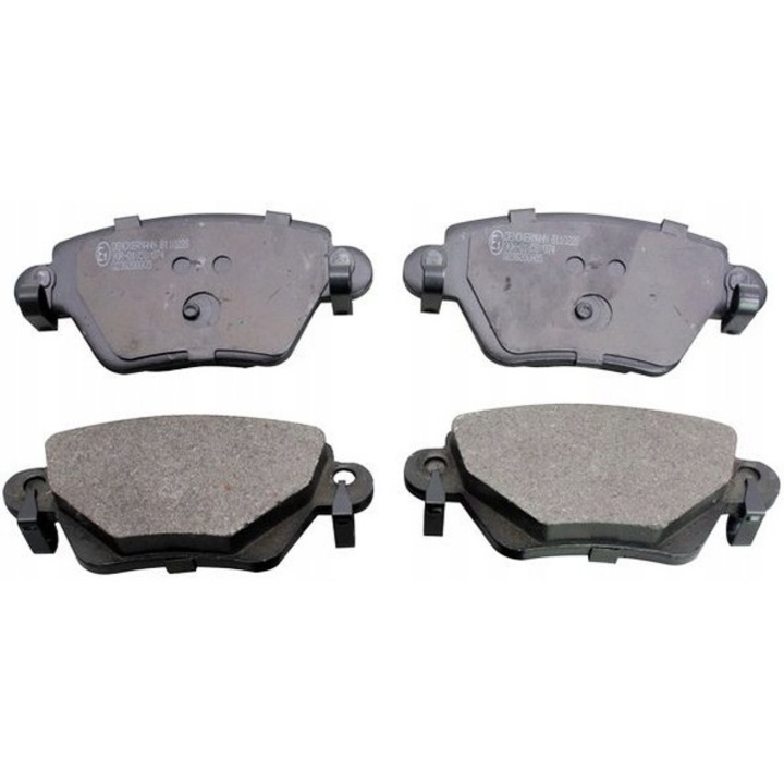 Fékbetét készlet, Denckermann, B110228, szürke