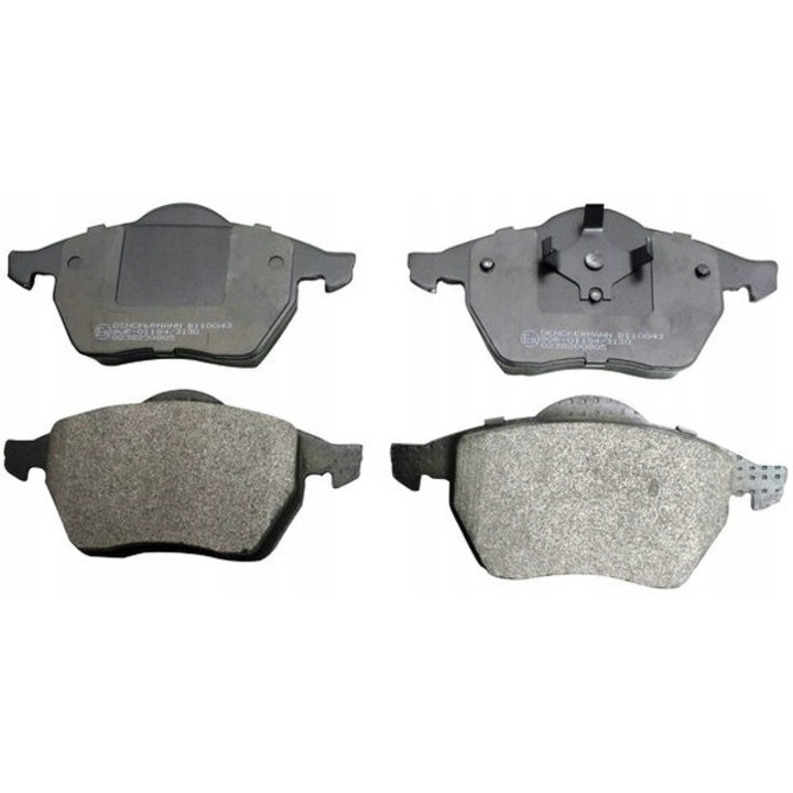 Fékbetétek, DENCKERMANN, B110043, első tengely, 20 mm vastag, 74 mm magas, AUDI/VW