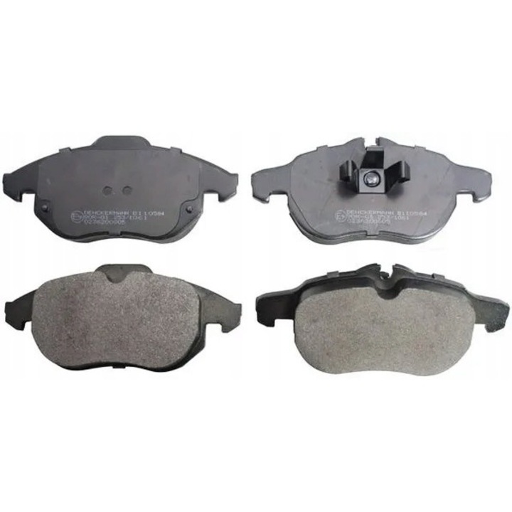 Fékbetét készlet, Denckermann, B110584, szürke