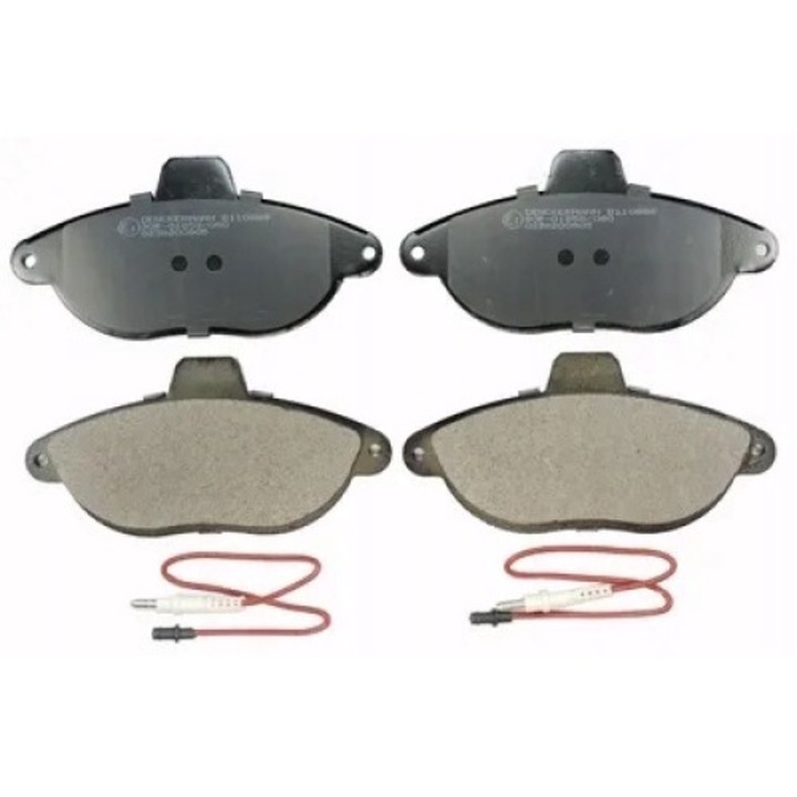 Fékbetét készlet, Denckermann, B110888, szürke