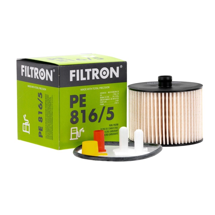 Горивен филтър PE 816/5, Filtron, Citroen/Fiat/Ford/Peugeot/Volvo, Черен/Бял