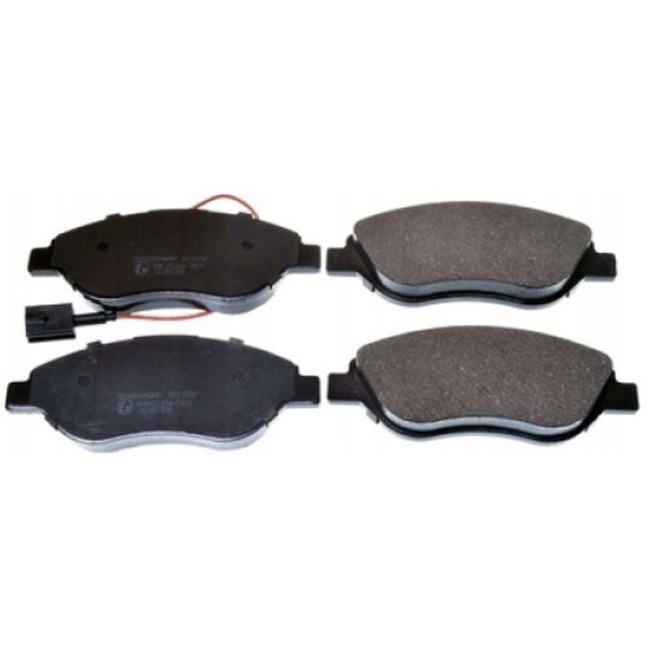 Fékbetét készlet, Denckermann, B111052, Fekete