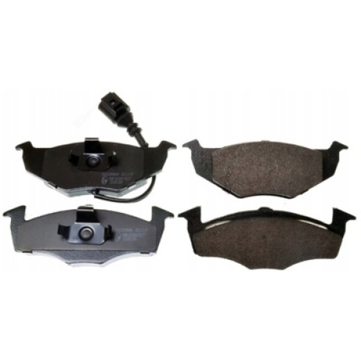 Fékbetétek, Denckermann, B111119, fekete