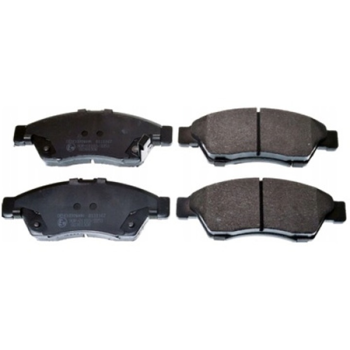 Fékbetétek Denckermann B111167, 136,5x53,3x16,6 mm, első tengely, Suzukihoz