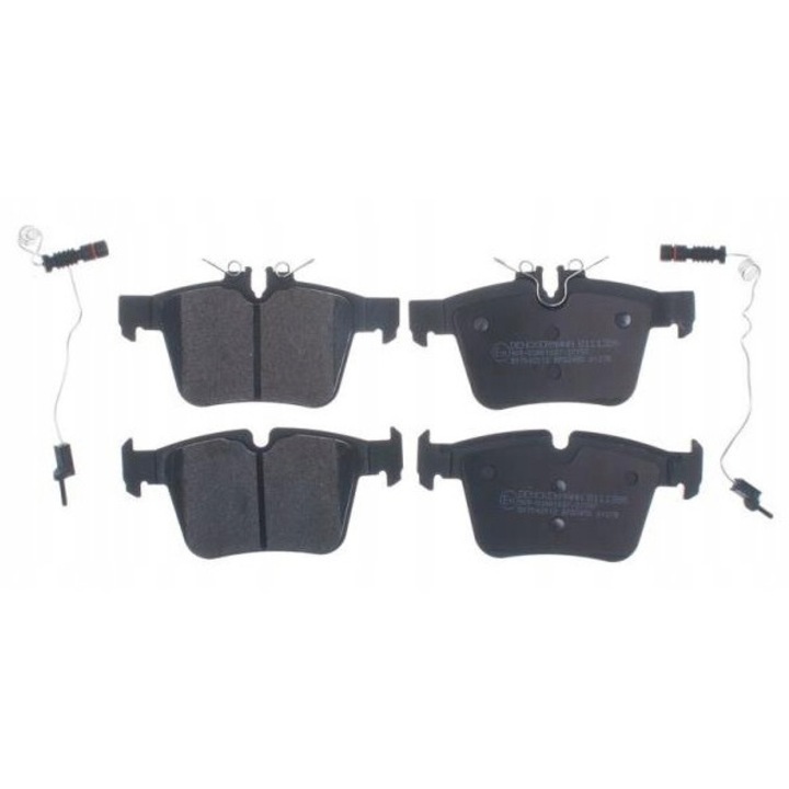 Fékbetét készlet, Denckermann, fekete, B111386