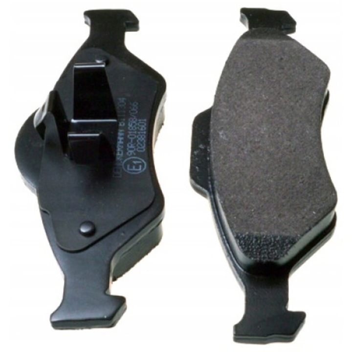 4db fékbetét készlet, Denckermann, B111304, fekete