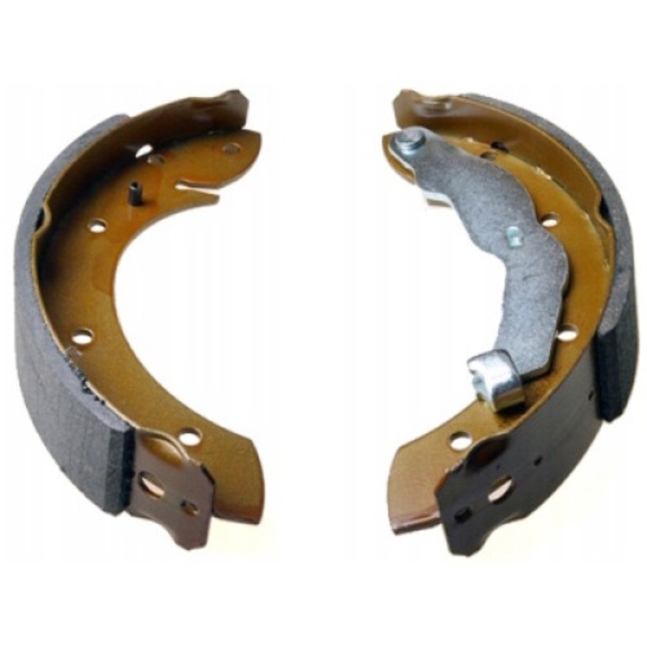 Fékpofa készlet, Denckermann, B120044, 228,6x42 mm, hátsó tengelyhez, LUCAS rendszer