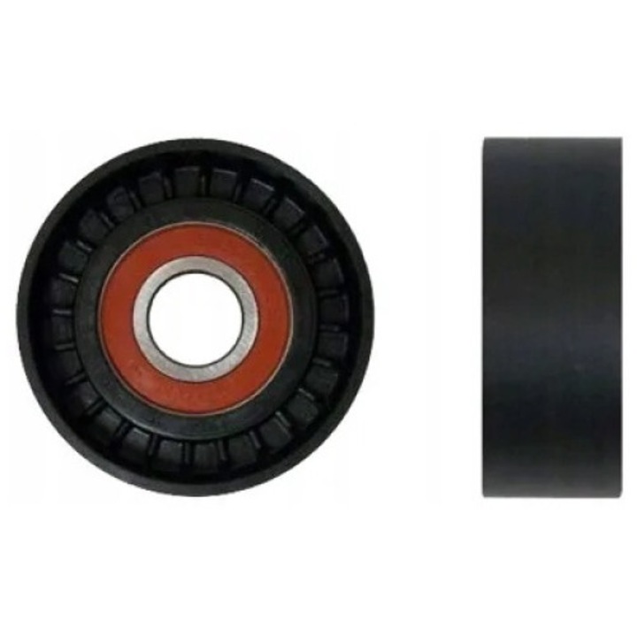 Hosszbordás szíj feszítőgörgő, Denckermann, P226002, Fekete