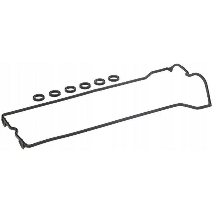 Tömítéskészlet szelepfedélhez, ELRING, 445.510, 7 db, Fekete