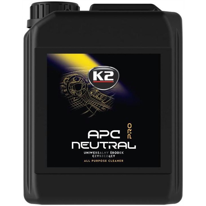Autómosó folyadék, K2 APC NEUTRAL PRO, koncentrált, semleges pH, 5L