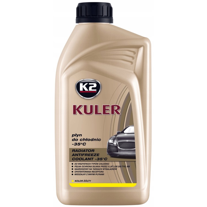 Антифриз Kamoka, K2, -35°C, жълт, 1л