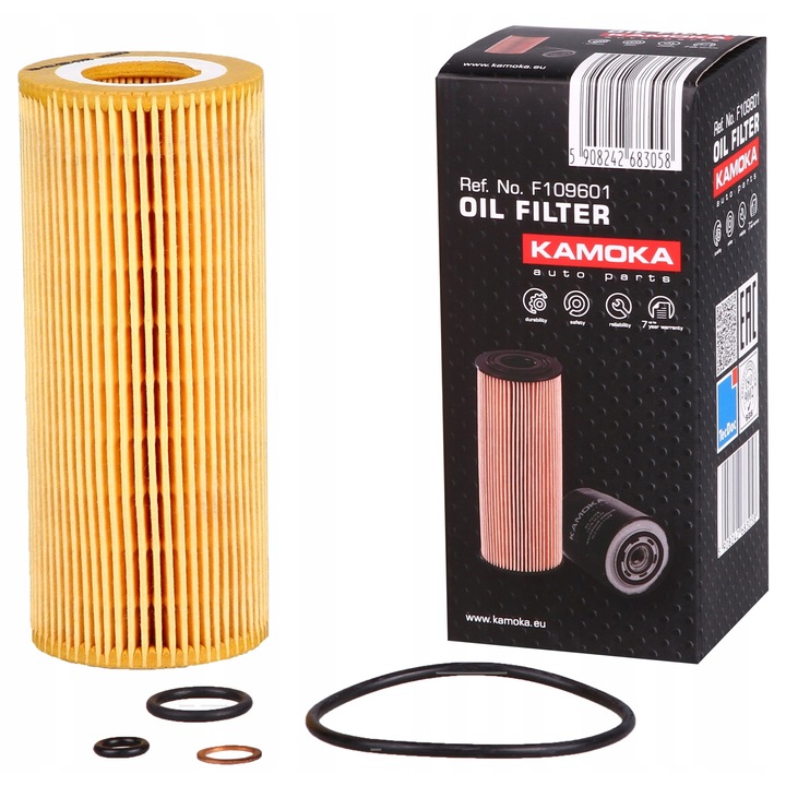 Маслен филтър, Kamoka, F109601, Жълт