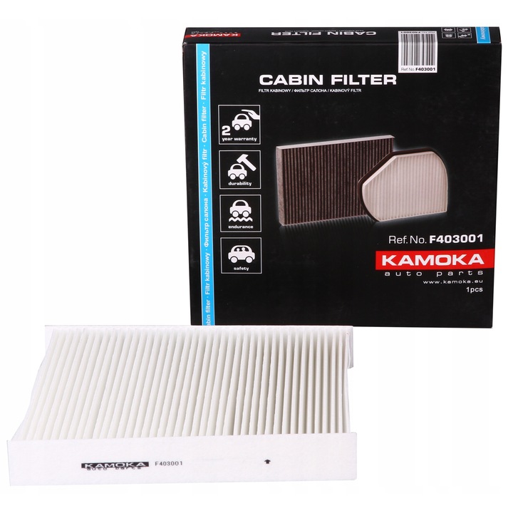 Филтър купе, Kamoka, F403001, Бял