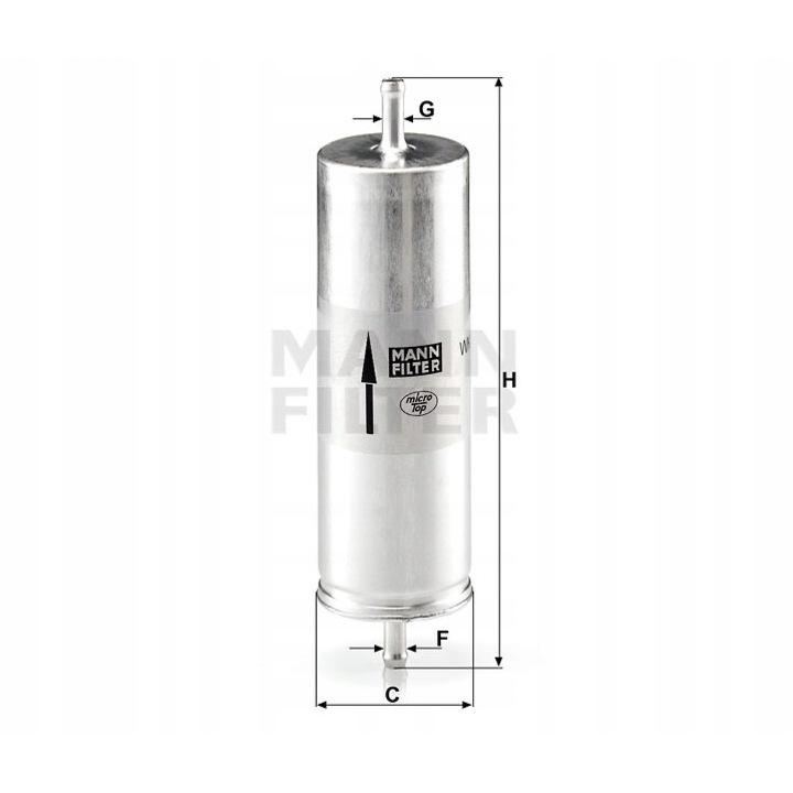 Горивен филтър, Mann Filter, WK 516