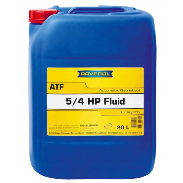 Ulei transmisie automat, RAVENOL, Sintetic, Galben, 20L