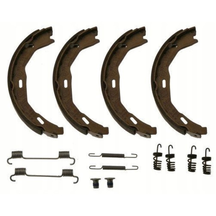 Fékpofák, Trw, Kompatibilis Mercedes A 004 420 86 20, Barna, GS8745