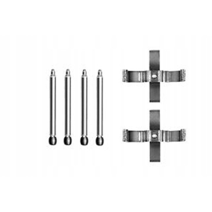 Fékbetét rögzítő készlet, TRW, PFK362, ezüst