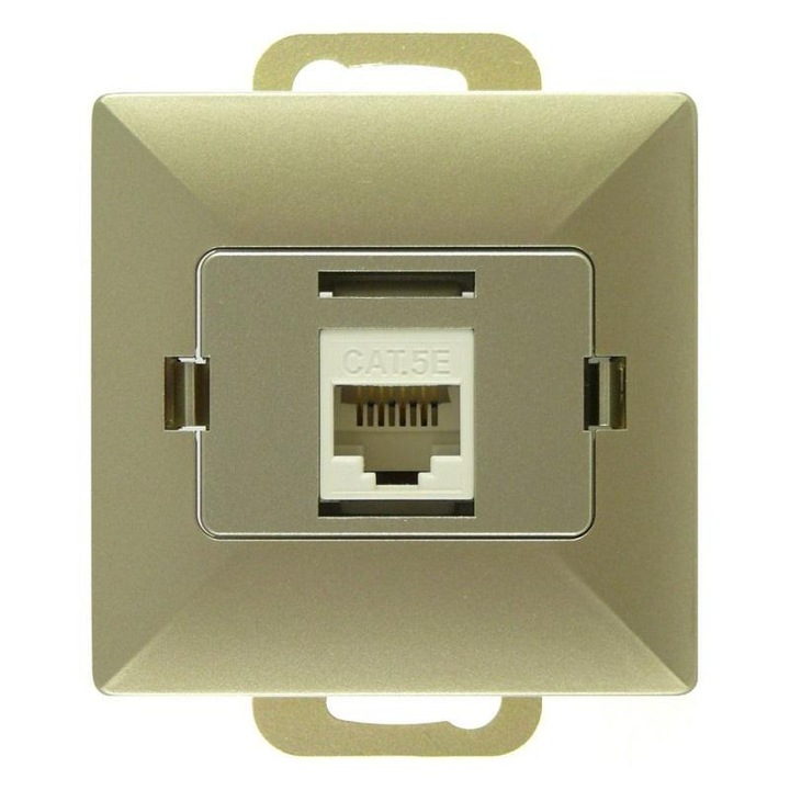 Priza pentru computer GTP-10P, Abex, Auriu