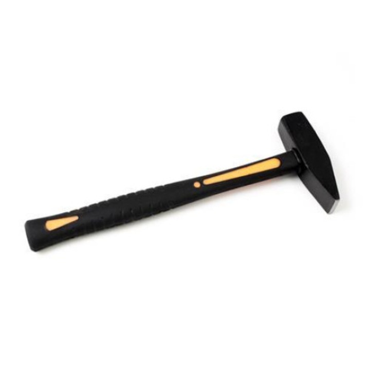 Ciocan de atelier lacatuserie, BSD, Fibra de sticla, 1000gr, Negru/Galben
