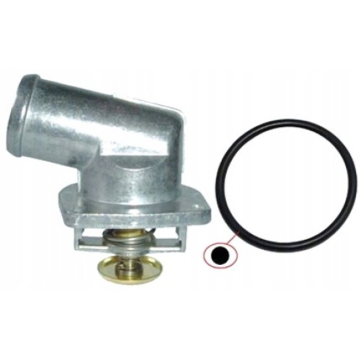 Magneti Marelli hűtőfolyadék termosztát, házzal, 92°C, Opel/Vauxhallhoz