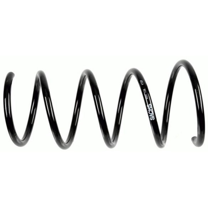 Futómű rugó, SACHS, 993 136, Fekete