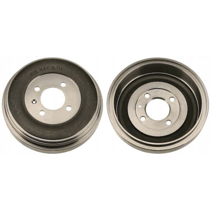 Комплект от 2 спирачни барабана, TRW, DB4278, сив