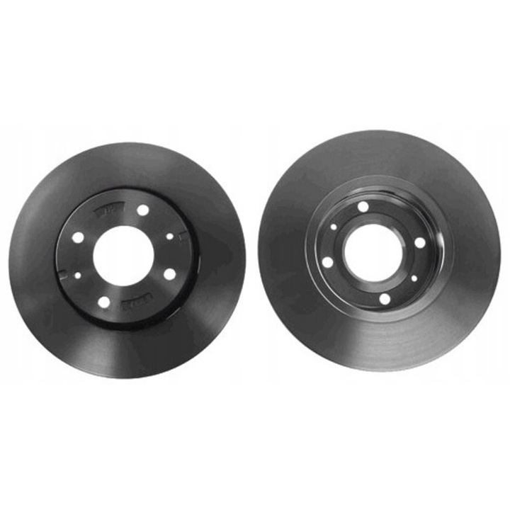 2db féktárcsa készlet, TRW, DF4054, fekete