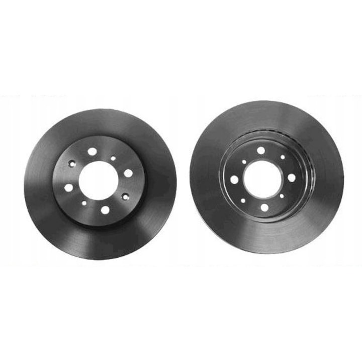 2 db féktárcsa készlet, TRW, DF4455, fekete