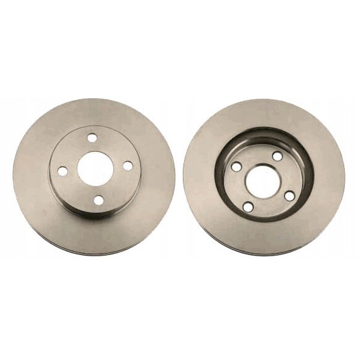 2db féktárcsa készlet DF7127, TRW, ezüst