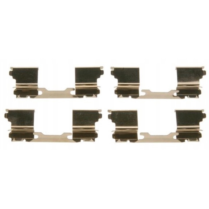 Fékbetét rögzítő készlet, TRW, PFK605, szürke/arany