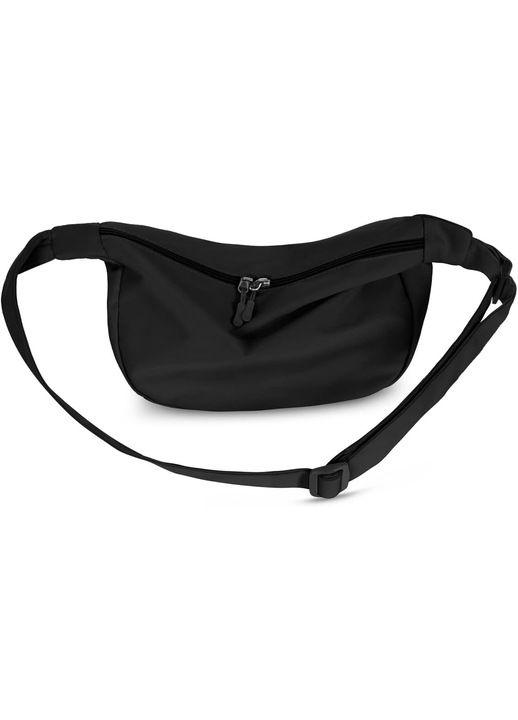 Női válltáska, Jormftte, Canvas, Fekete