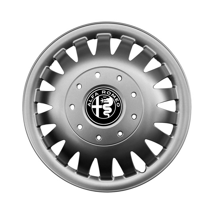 Set 4 Capace Roti R16 AutoSSF ®, Potrivite Jantelor de 16 inch, pentru ALFA ROMEO, Model 410