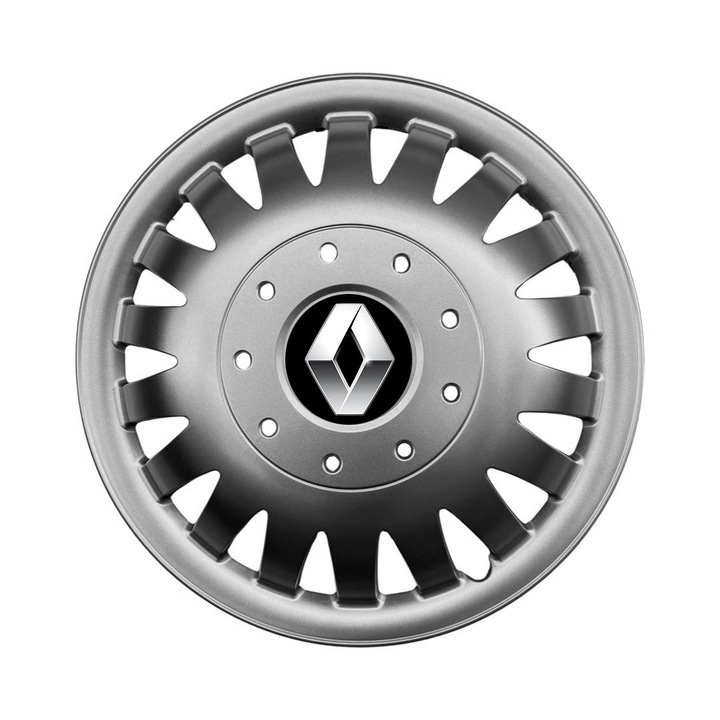 Set 4 Capace Roti R16 AutoSSF ®, Potrivite Jantelor de 16 inch, pentru RENAULT, Model 410