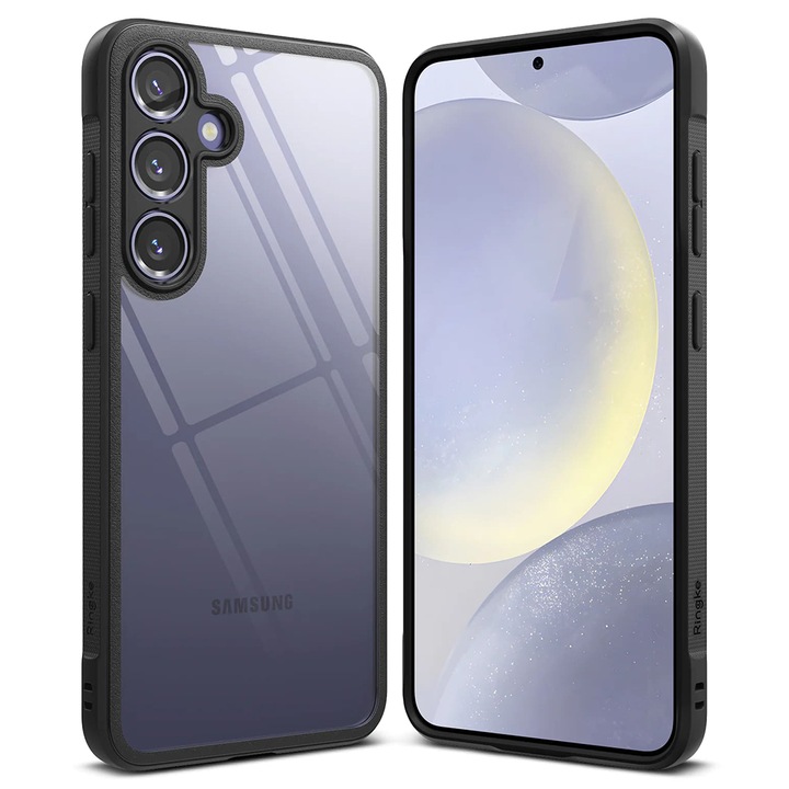 Калъф за мобилен телефон Ringke за Samsung Galaxy S24 Plus, Fusion Bold, Черен