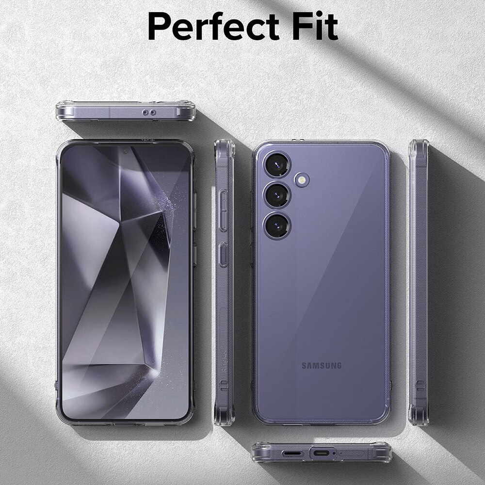 Husa de protectie telefon Fusion compatibila cu Samsung Galaxy S24,  Transparent - ES02085 