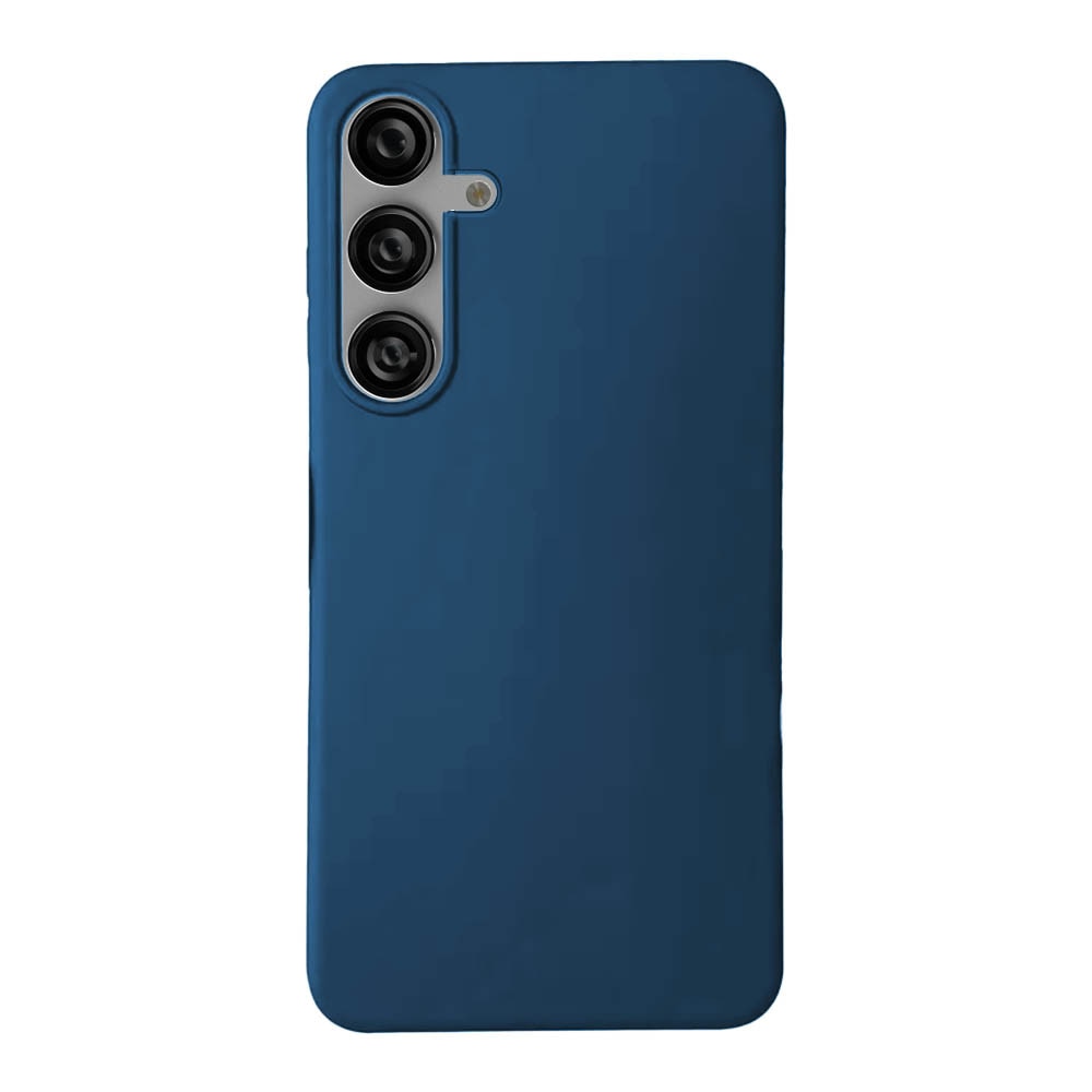 Husa protectie, Compatibila Samsung Galaxy S26 Plus, FONIX Ultra Slim Fit, Anti-Fingerprint, Design subtire, Acoperire mata, Suprafata antiaderenta, Albastru