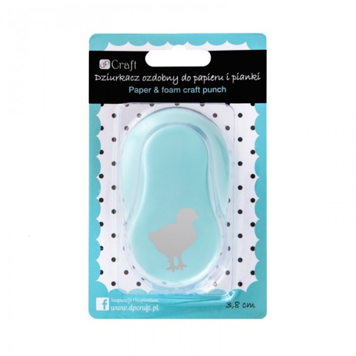 Perforator cu model, dp Craft, 3.8 cm, Albastru