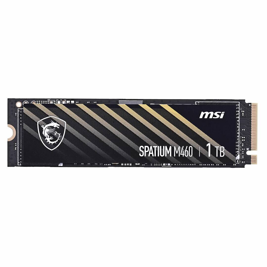 SSD MSI SPATIUM M460 PCIe 4.0 NVMe M.2 1TB PCI Express 4.0 3D NAND
