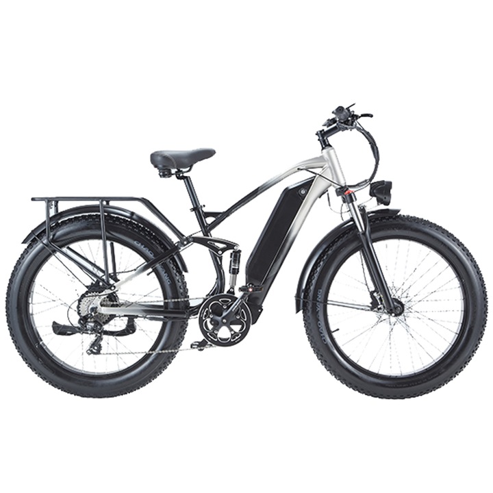 Elektromos kerékpár KETELES Rx90, 1000 W, 26", 2x 17, 5 Ah, 8 sebesség, 45 km/h