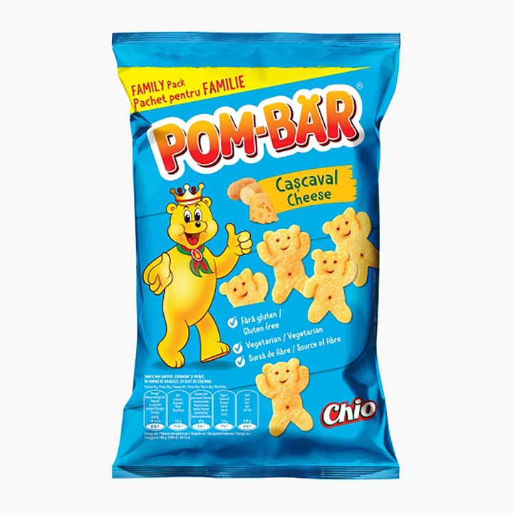 Snack cu Aroma de Smantana, 4 buc x 50 g, Pom-Bar