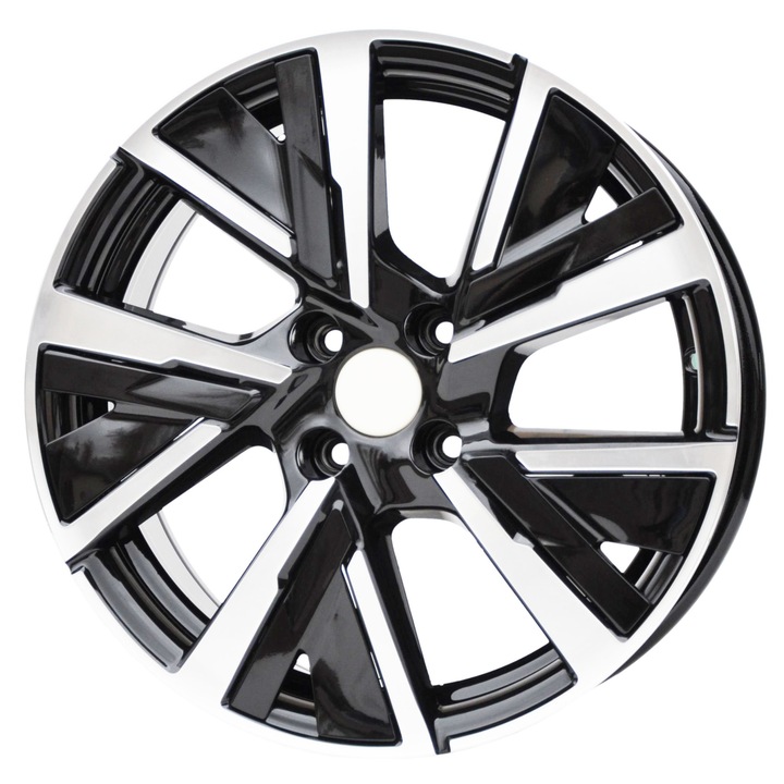 Set 4 jante aliaj PDW, 5906, 17x7 inch, 4x108, ET32, MB - lustruit + negru