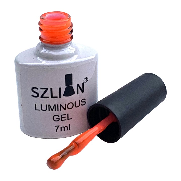 Oja de tip Gel luminos pentru unghii, 7 ml, culoarea nr 8, Rosu