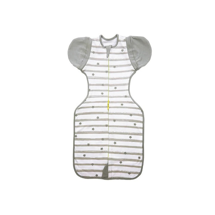 Sistem de infasare 3 in 1 Bbluv, Sleep, Confortabil si sigur, Cu 3 pozitii ale bratelor, Small, Pentru 3 - 6 Kg, Grey