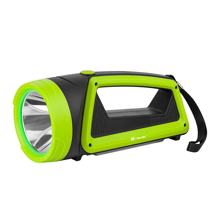 TRACER Фенер TRACER прожектор 3600mAh зелен, с power bank