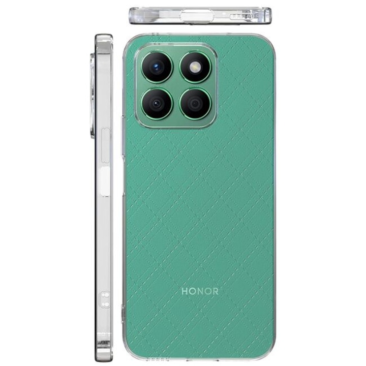 Калъф за Honor X8b Slim Anti-Shock 1.5mm със защита на стъклата, Aiyando, прозрачен