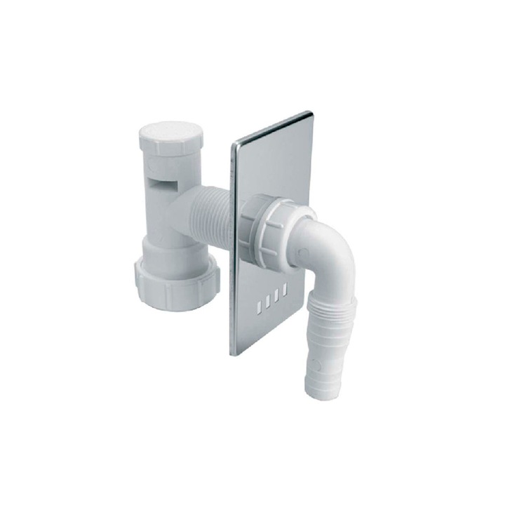 Връзка за външни перални, Ø 50 mm (с възвратен клапан) McALPINE