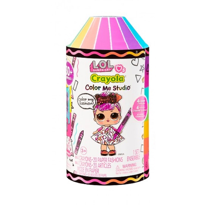 Комплект кукли с моливи LOL Surprise! Серия Crayola