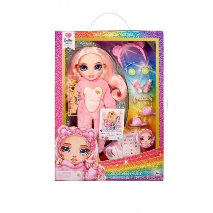 Rainbow High Junior PJ Party Doll - Bella Parker